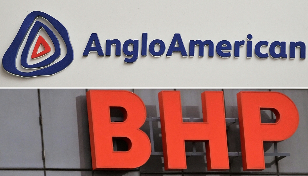 The Australian mining giant BHP made a new takeover offer on May 22, 2024 for £38.6 billion (€45.4 billion) for its British rival Anglo American, immediately rejected by the latter which however agreed to extend the discussions. — AFP pic