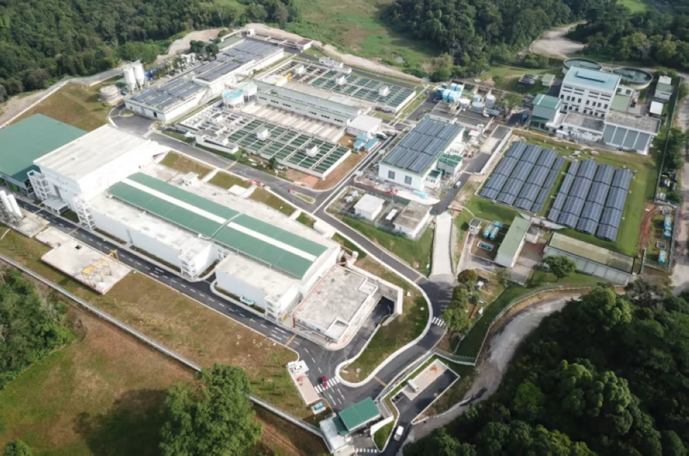 An aerial view of Choa Chu Kang Waterworks taken in 2019. — TODAY pic 