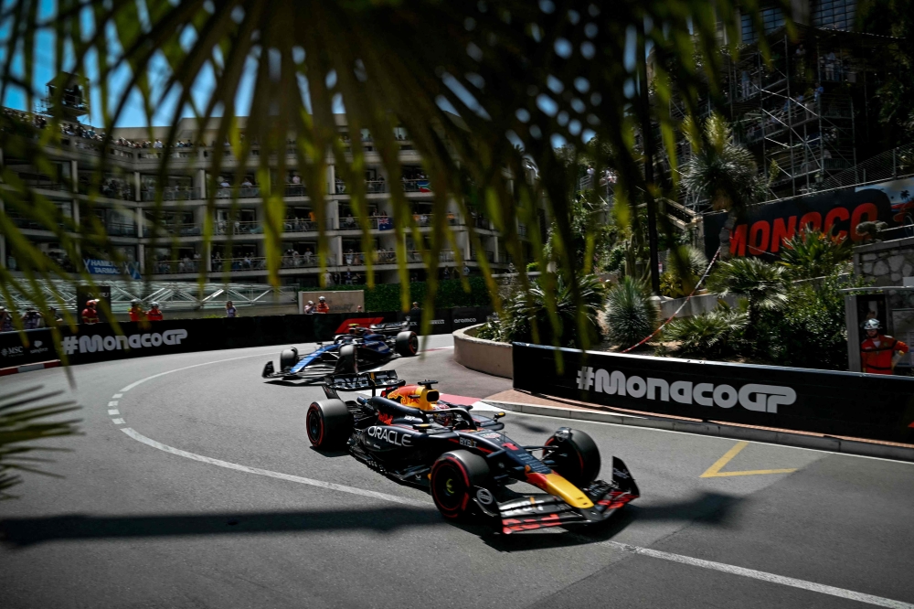 Red Bull Racing's Dutch driver Max Verstappen drives during the third practice session of the Formula One Monaco Grand Prix on May 25 2024 at the Circuit de Monaco, on the eve of the race. — AFP pic