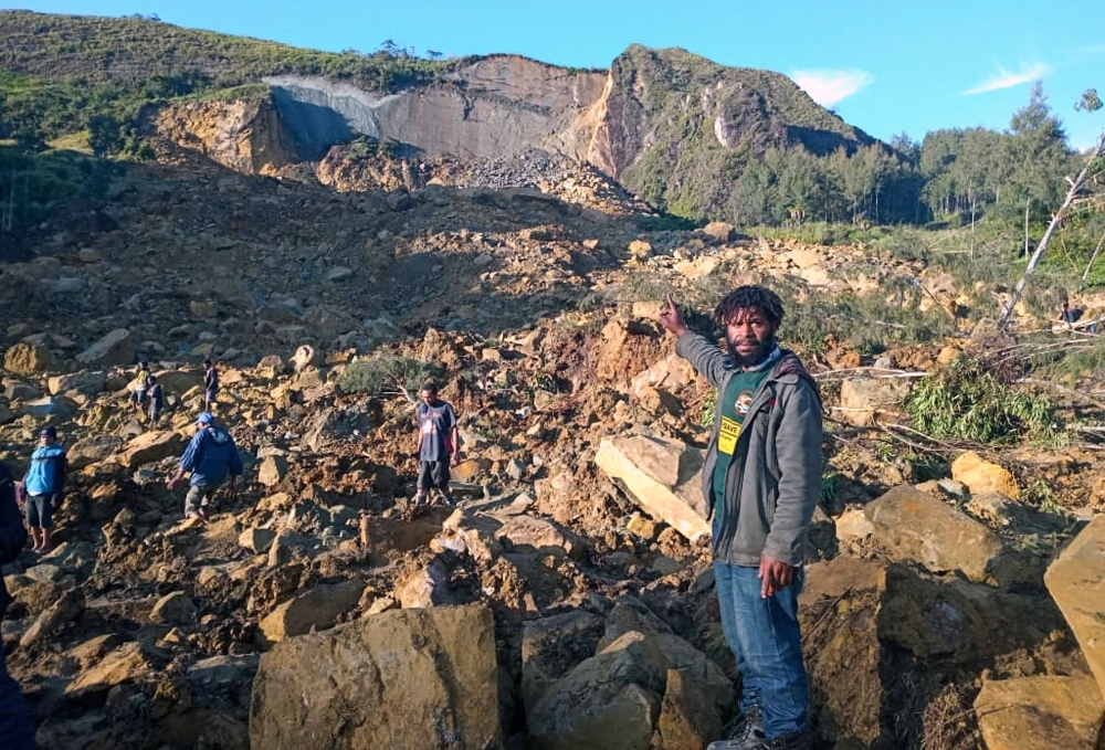 More than 4,000 people were likely impacted by a massive landslide that flattened a village in northern Papua New Guinea on Friday. — 