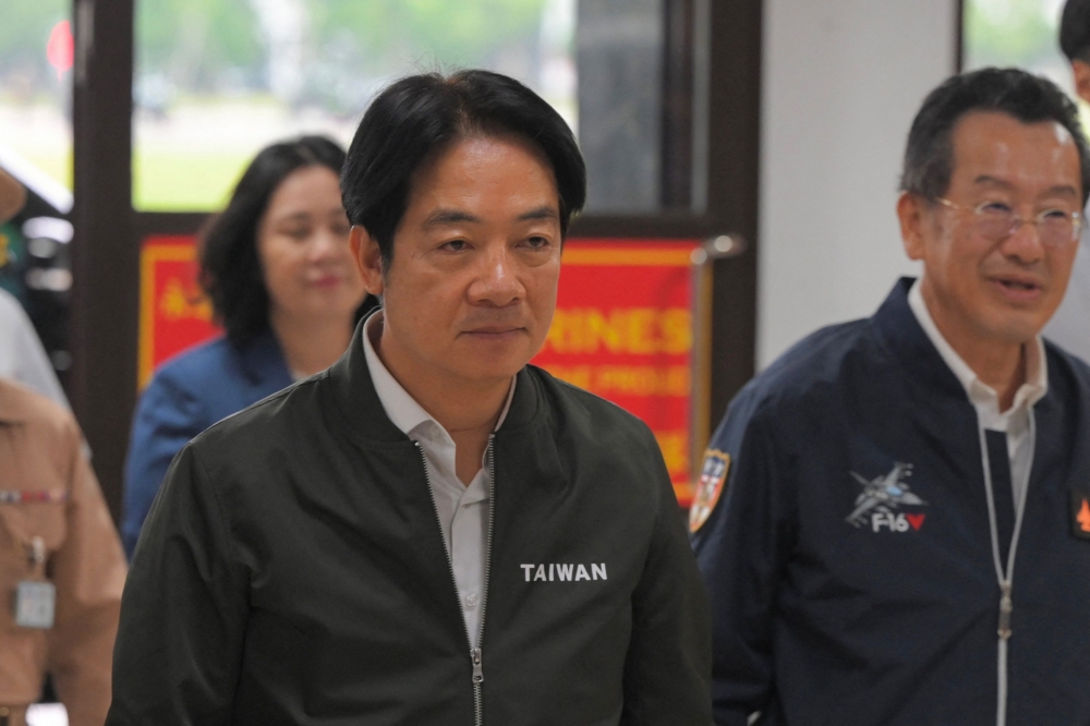 Taiwan President Lai Ching-te again extended goodwill towards and offered cooperation with China today following two days of Chinese war games near the island, saying he looked forward to enhancing mutual understanding and reconciliation. — AFP pic