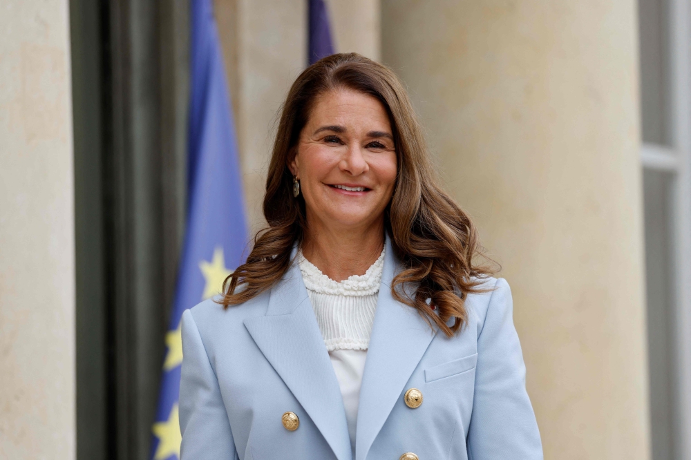 Philanthropist Melinda French Gates, who was previously married to Microsoft co-founder Bill Gates, said Tuesday she was giving US$1 billion to people and organisations working to promote women’s issues. — AFP pic