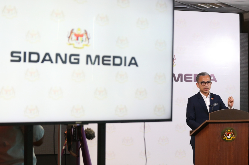Communications Minister Fahmi Fadzil said the matter will be discussed in the Cabinet meeting next week. — Picture by Miera Zulyana