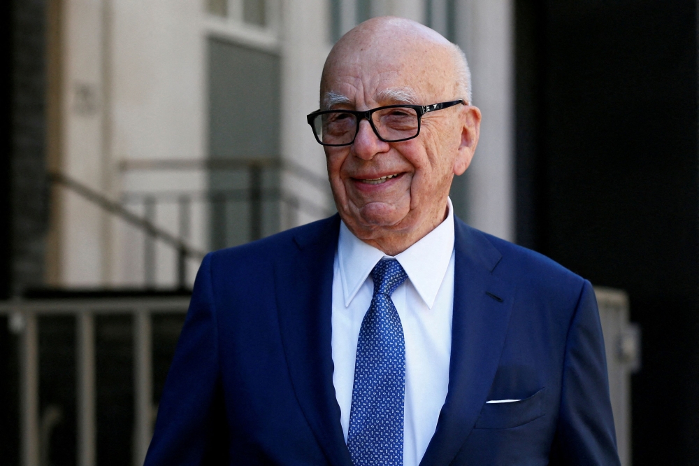 Rupert Murdoch has wed retired marine biologist Elena Zhukova in California, the fifth marriage for the 93-year-old media mogul, a spokesperson said yesterday. ― Reuters file pic