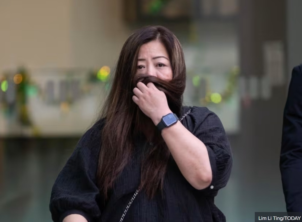 Tan Lee Nah arriving at the State Courts in Singapore June 3, 2024. — TODAY pic 