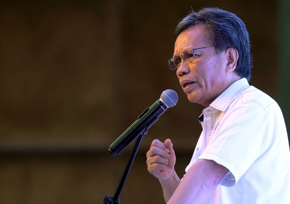 Parti Warisan president Datuk Seri Mohd Shafie Apdal said the definition and scope of hardcore poverty in Sabah cannot be simply compared with that of the Peninsula in endeavours to resolve the issue. — Bernama pic