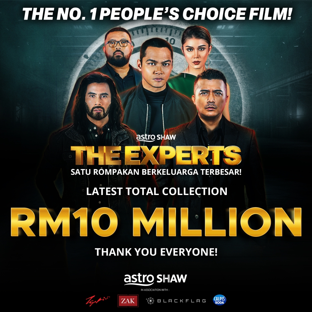 Heist action film 'The Experts' was produced by Astro Shaw in collaboration with ZAK Capital and TGV Pictures. — Picture courtesy of Astro Shaw