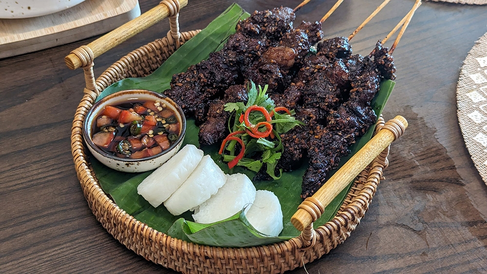 The Maranggi beef satay is one of the best items on the menu at Betawi Indonesian Cuisine. – Pictures by Ethan Lau