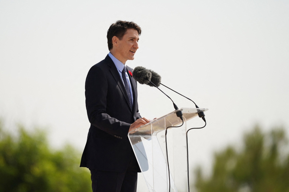 Legislators have been pressing Justin Trudeau’s Liberal government to name names following the revelations made last week in a heavily redacted national security committee report. — Pool pic via AFP 