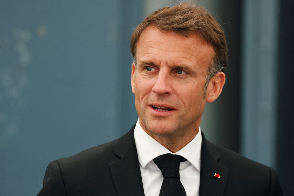 French President Emmanuel Macron was to face journalists’ questions today after calling risky snap elections that could result in a far-right surge in parliament. — Ludovic Marin/Pool/Reuters pic