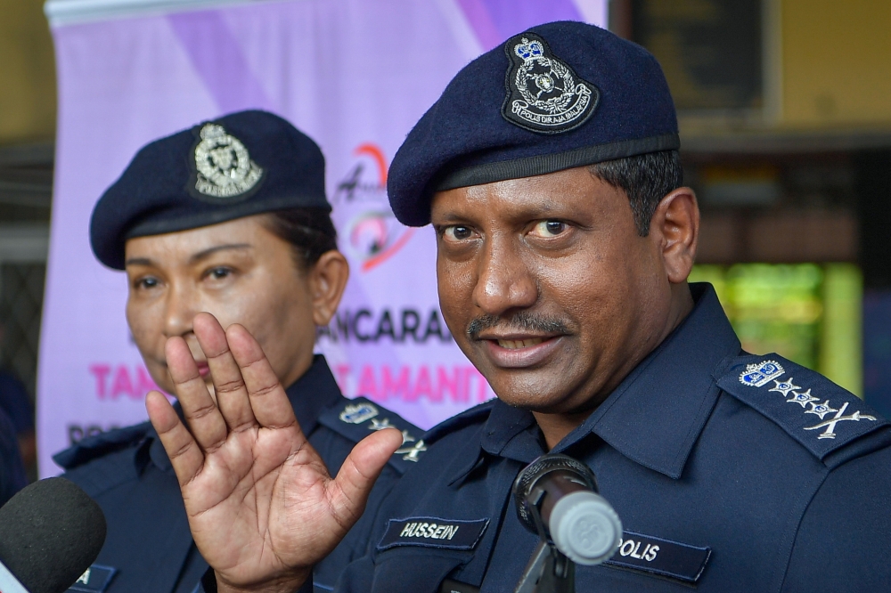 Selangor police chief Datuk Hussein Omar Khan said teachers at the school would also be called to help in the investigation. — Bernama pic 