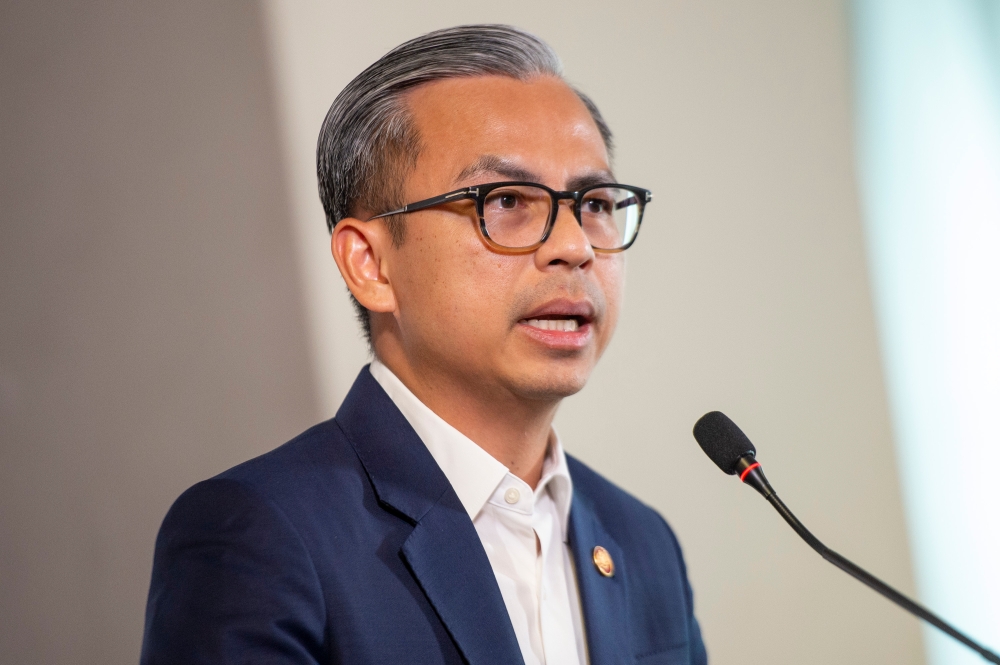 In a statement issued on behalf of the federal government, Communications Minister Fahmi Fadzil reiterated that Malaysia was founded on the spirit of federalism that was agreed upon by all states, including Johor. — Picture by Shafwan Zaidon