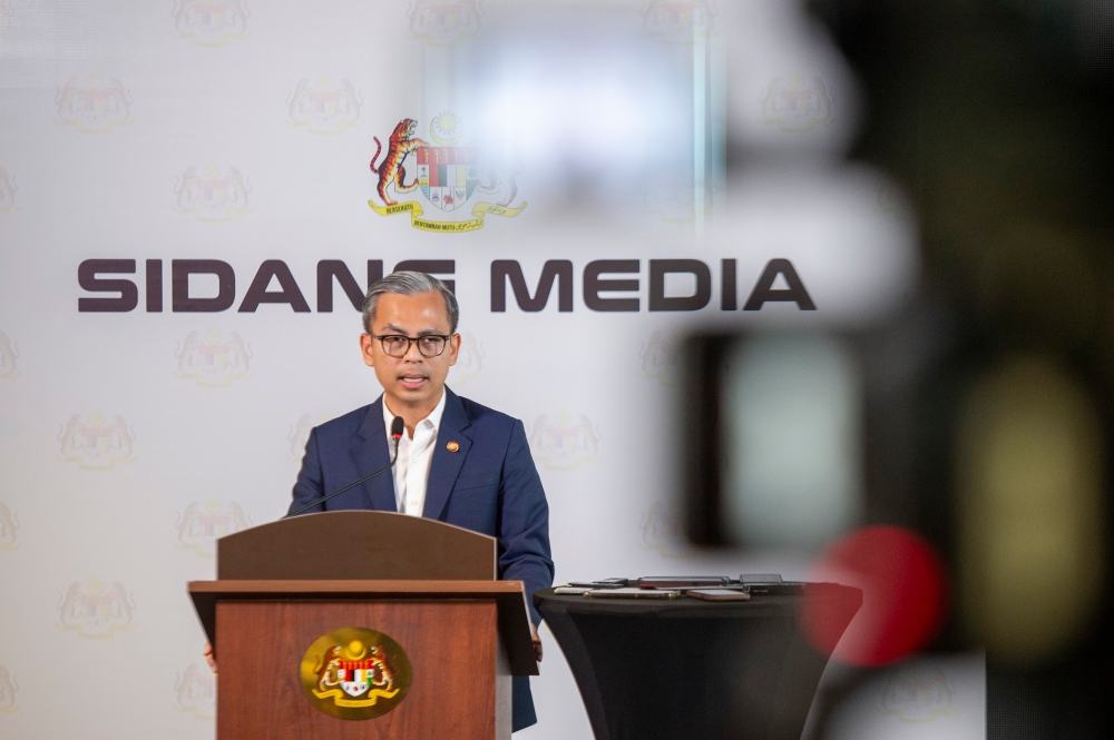 Communications Minister Fahmi Fadzil issued the caution this afternoon at a post-Cabinet press conference here, where he cited public complaints that firms in the construction sector were among those trying to exploit the diesel subsidy rollback as a way to jack up prices. — Picture by Shafwan Zaidon