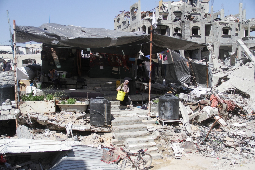 Israel has ruled out peace until Hamas is eradicated, and much of Gaza lies in ruins. — Reuters pic