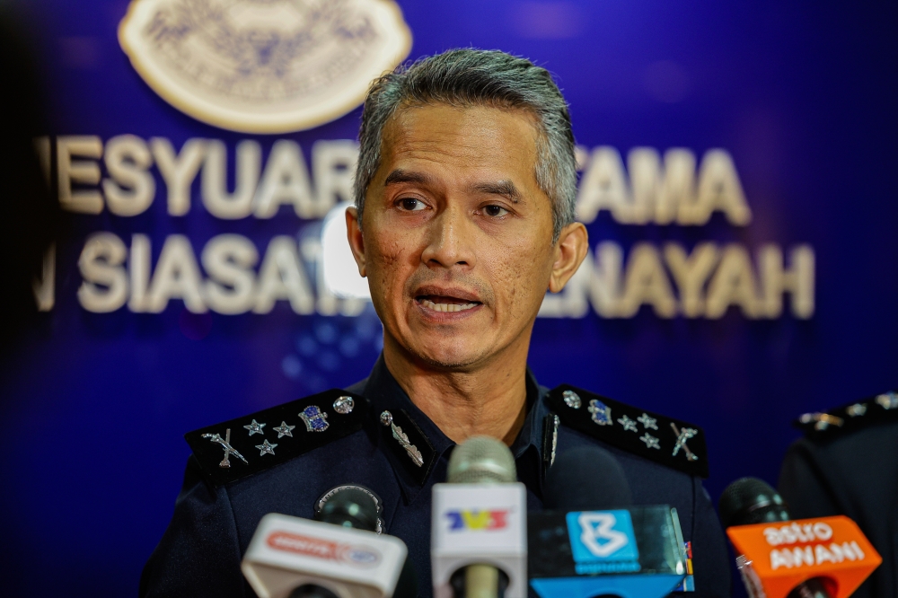 Bukit Aman Criminal Investigation Department director Datuk Seri Mohd Shuhaily Mohd Zain said the police will also track down the party responsible for spreading the screenshots. — Bernama pic