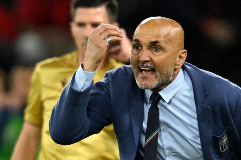 Italy's head coach Luciano Spalletti gestures during the UEFA Euro 2024 Group B football match between Italy and Albania at the BVB Stadion in Dortmund on June 15, 2024. — AFP pic
