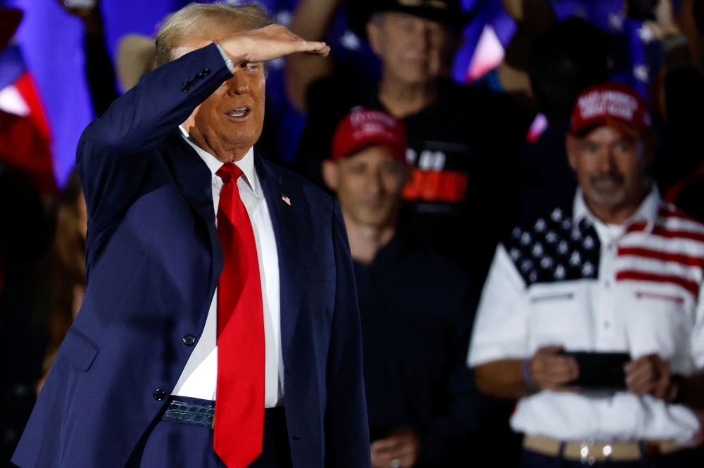 The first US presidential debate between incumbent Joe Biden and Republican rival Donald Trump on June 27 will include two commercial breaks, no props and muted microphones. — Reuters pic