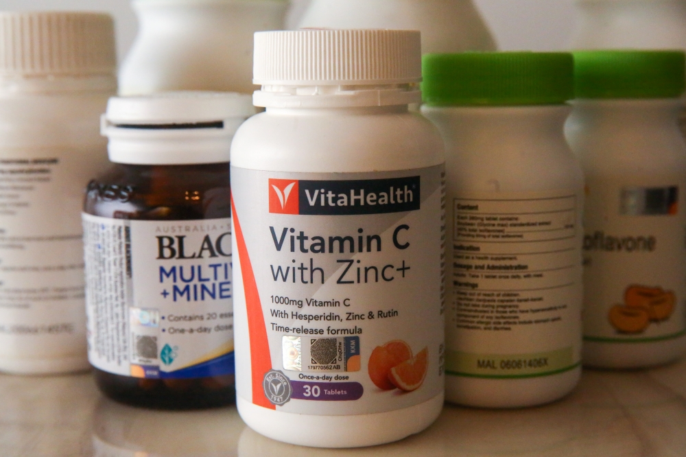 FarmaTag Hologram security sticker are seen on pharmaceutical products May 20, 2024. — Picture by Choo Choy May .