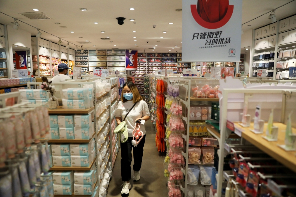 In May, retail sales — a key measure of consumer spending — grew 3.7 per cent year-on-year, rebounding from April’s 2.3 per cent increase, according to the National Bureau of Statistics (NBS). — Reuters file pic