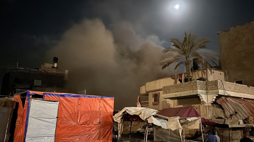 In nearby Khan Younis, an Israeli air strike today killed three people, including a father and son, medics said. — Reuters pic