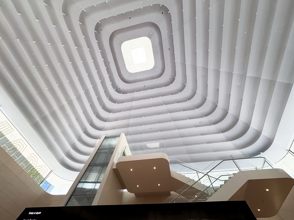 Apple's Malaysian store has a distinctive exterior and interior design that differentiates it from its cousins at other locations. — Picture by Erna Mahyuni