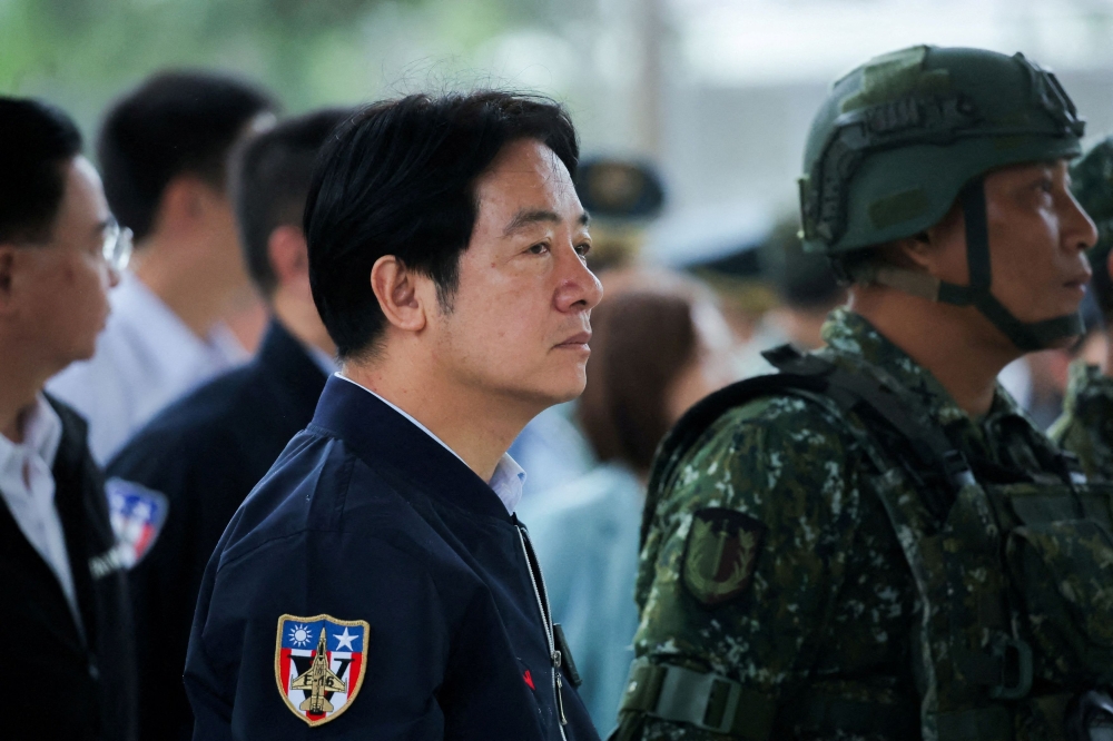 Democracy is not a crime and autocracy is the real evil, Taiwan President Lai Ching-te said today after China threatened to impose the death penalty in extreme cases for “diehard” Taiwan independence separatists. — Reuters pic