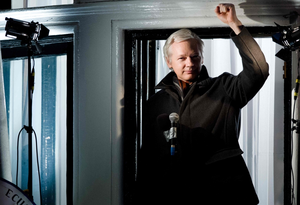Assange is the figurehead of the whistleblowing website that exposed government secrets worldwide, notably the explosive leak of US military files related to wars in Iraq and Afghanistan. — AFP file pic