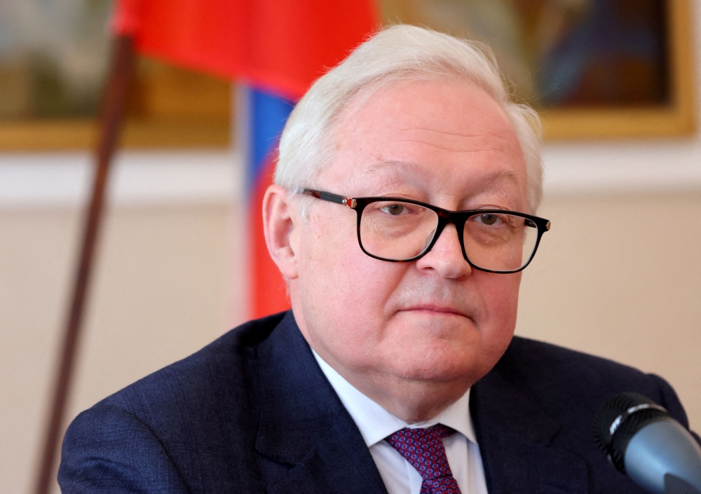 Russian Deputy Foreign Minister Sergei Ryabkov said today that major powers should stop the world from sliding into nuclear chaos. — Reuters pic