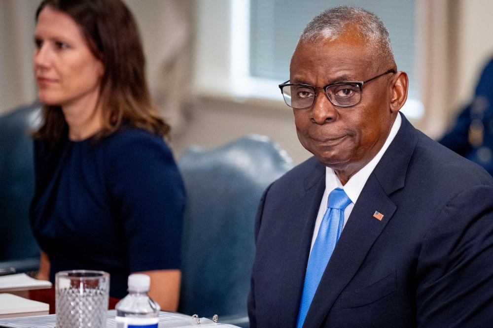 Russian Defence Minister Andrei Belousov and his US counterpart Lloyd Austin spoke by phone yesterday to discuss the conflict in Ukraine, Moscow’s defence ministry said. — AFP pic