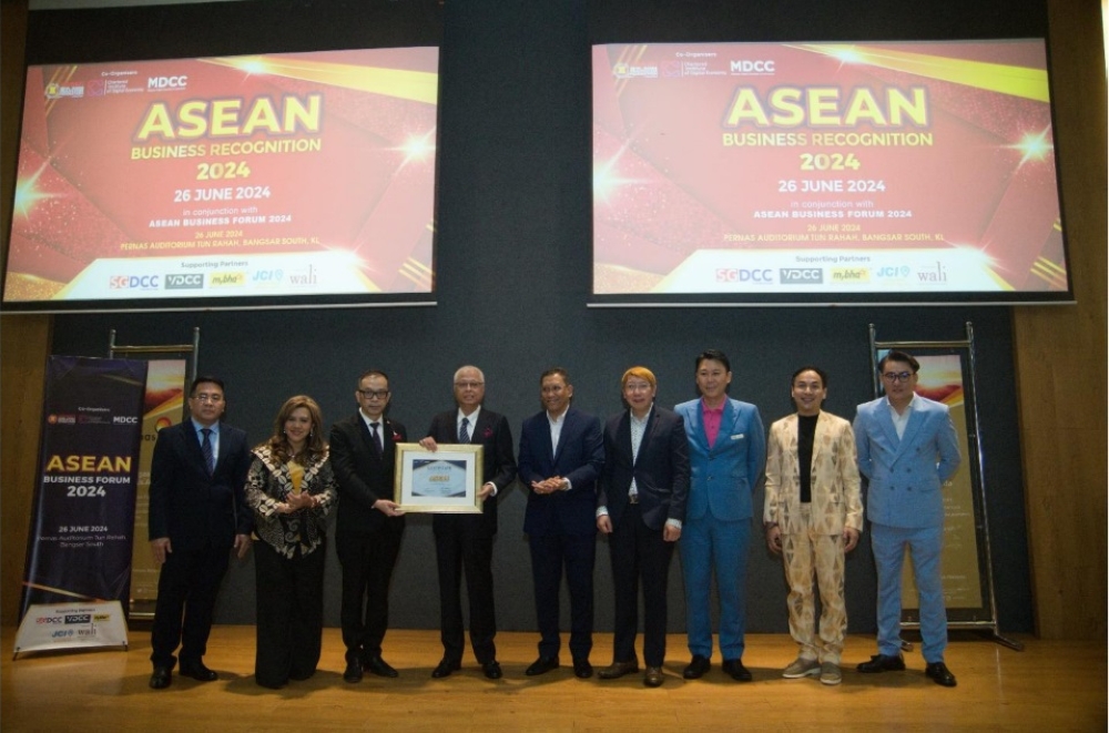 The Chartered Institute of Digital Economy and the Asean Retail-Chains & Franchise Federation (ARFF) hosted the Asean Business Forum (ABF) 2024 at the Pernas Auditorium Tun Rahah in Bangsar South City yesterday. — Picture courtesy of Asean Business Forum 