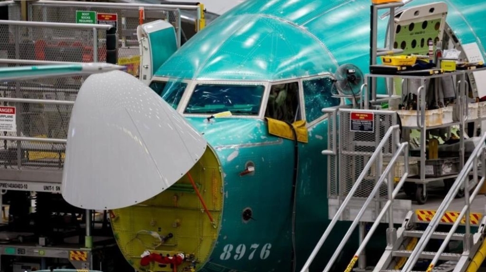 Boeing 737 MAX aircraft are seen in various states of assembly at the company factory in Renton, Washington. — AFP pic