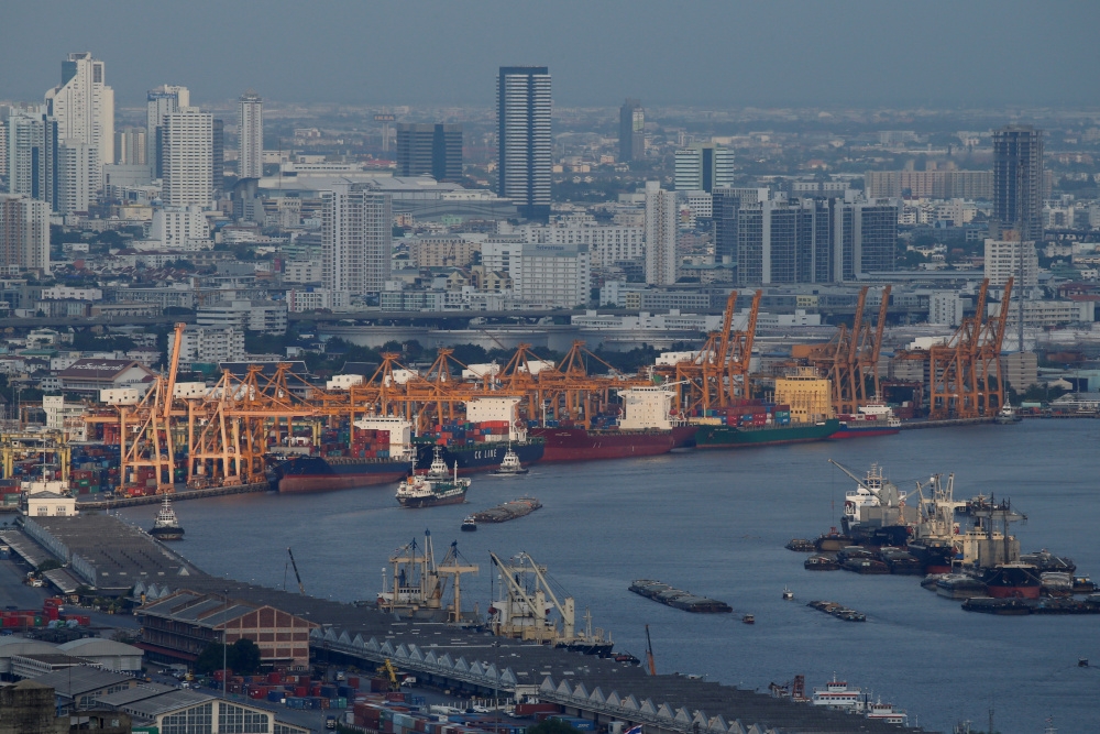 A view of the port of Bangkok May 26, 2016. — Reuters pic