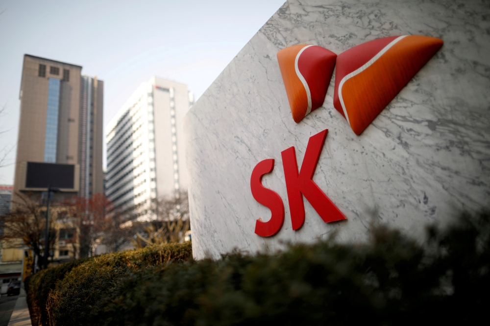 SK Group said it sought to improve its competitiveness by focusing on its AI value chain, including high bandwidth memory (HBM) chips, AI data centres and AI services such as personalised AI assistants. — Reuters pic