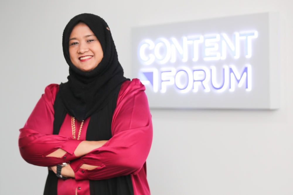 Communications and Multimedia Content Forum CEO Mediha Mahmood said CMCF has what it takes to regulate social media content as an industry forum after civil groups called for a Social Media Council to self-regulate the platforms. — Picture by Miera Zulyana