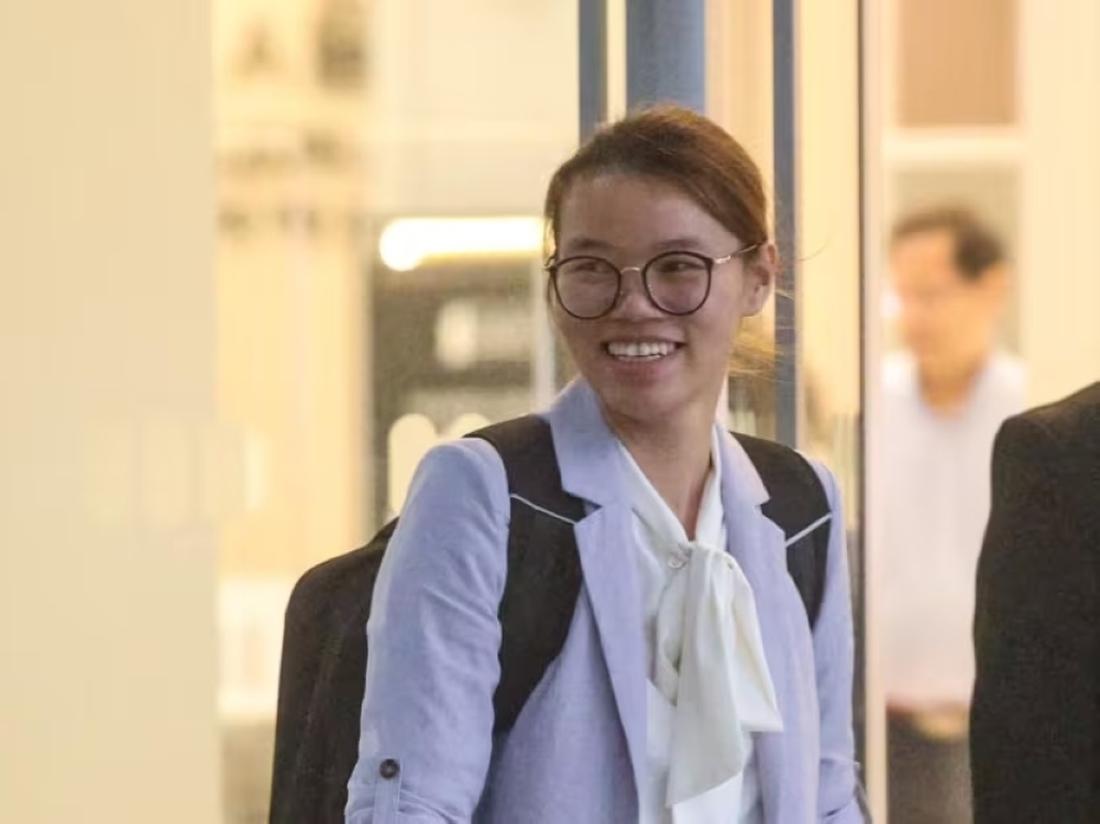 Wu Jiaying, a 31-year-old from China, is accused of carrying and forcefully placing the girl on the floor and onto a chair at the preschool, grabbing and lifting the girl by her left arm before pulling her across the classroom. — TODAY pic