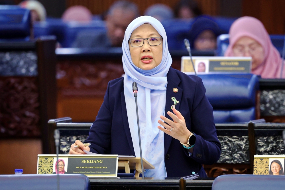 Minister in the Prime Minister’s Department (Federal Territories) Dr Zaliha Mustafa said the government has implemented several measures to curb brain drain, including a wage hike for civil servants effective in December. — Bernama pic 