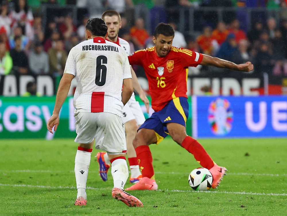 Germany’s hopes of winning Euro 2024 on home soil rest with inflicting a very rare defeat on Spain’s midfield maestro Rodri in Friday’s blockbuster quarter-final. — Reuters pic