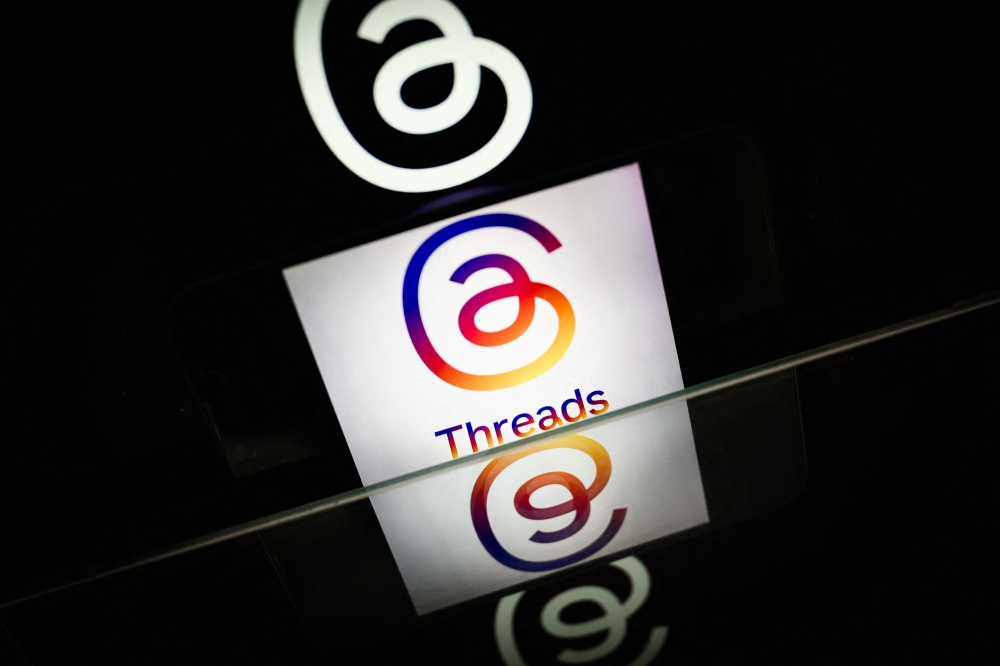  Threads, Meta’s alternative to X (formerly Twitter), has hit 175 million monthly users a year after its out-of-the-blue launch. — AFP pic