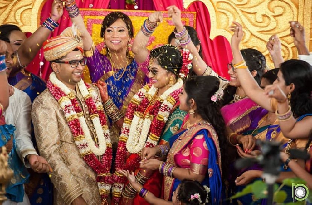 According to Veatha Kumar, many Indian couples are comfortable having moderate temple weddings with a trimmed-down guest list. — Picture courtesy of Veatha Kumar