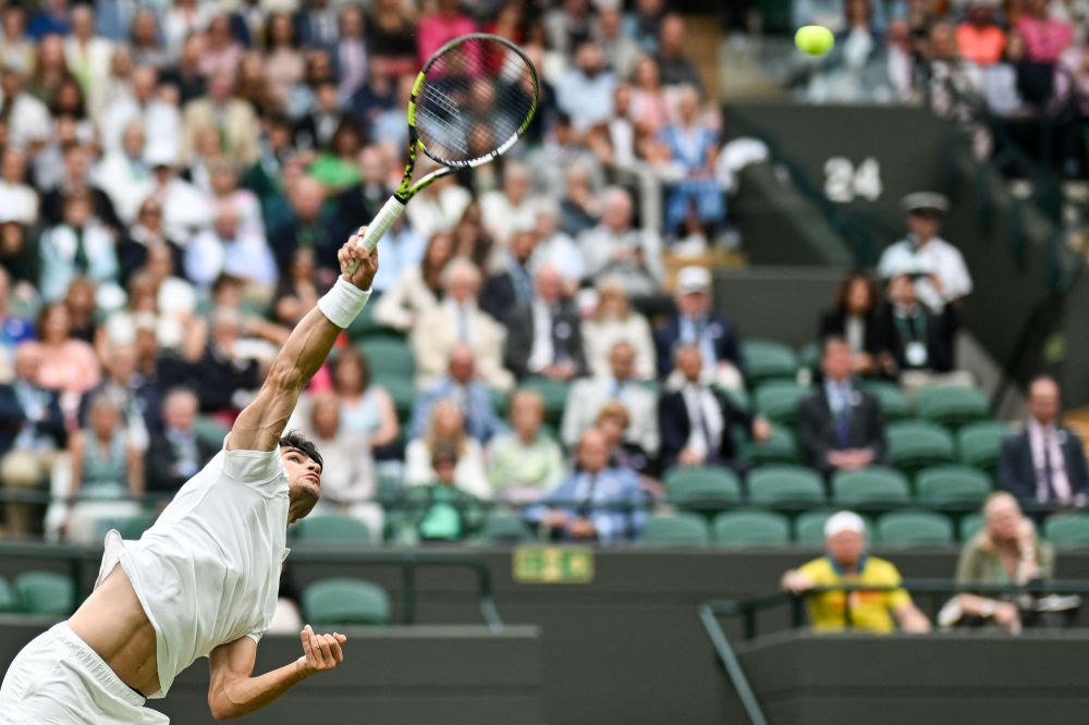 Carlos Alcaraz says he will view fellow crowd-pleaser Frances Tiafoe as the enemy when the close friends clash for a place in the second week. — AFP pic
