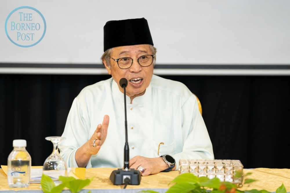 Abang Johari said that Sarawak is set to take over a major financial block, positioning itself as a dominant player in Malaysia’s banking industry. — The Borneo Post pic