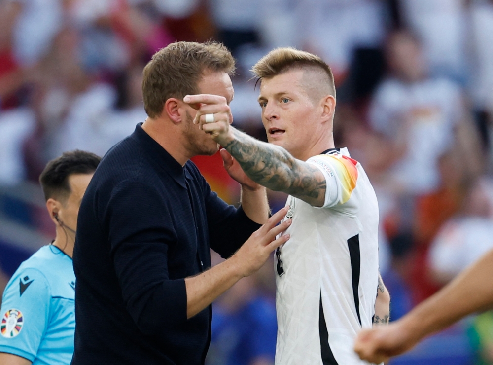 Germany manager Julian Nagelsmann feels his team had a positive Euro 2024 and believes they were the better side against Spain as they exited the tournament in a dramatic extra time defeat in the quarter-finals yesterday. — Reuters pic