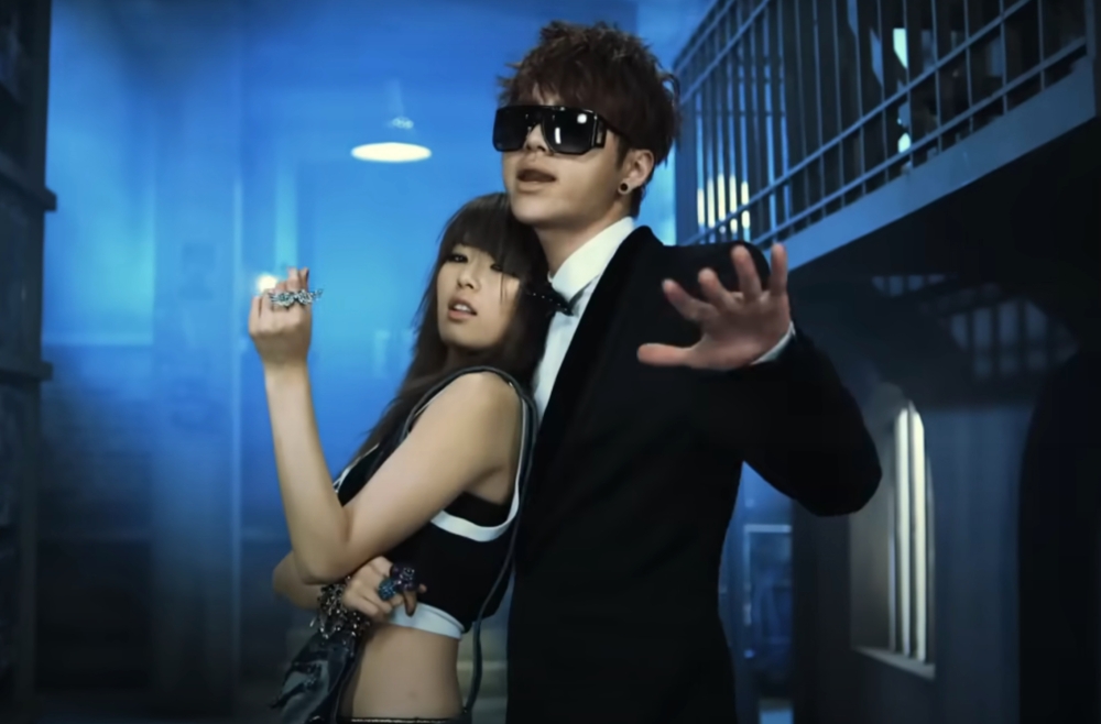 HyunA and Junhyung first collaborated on her debut solo single, ‘Change’ in 2010. —  Image from Youtube/4Minute