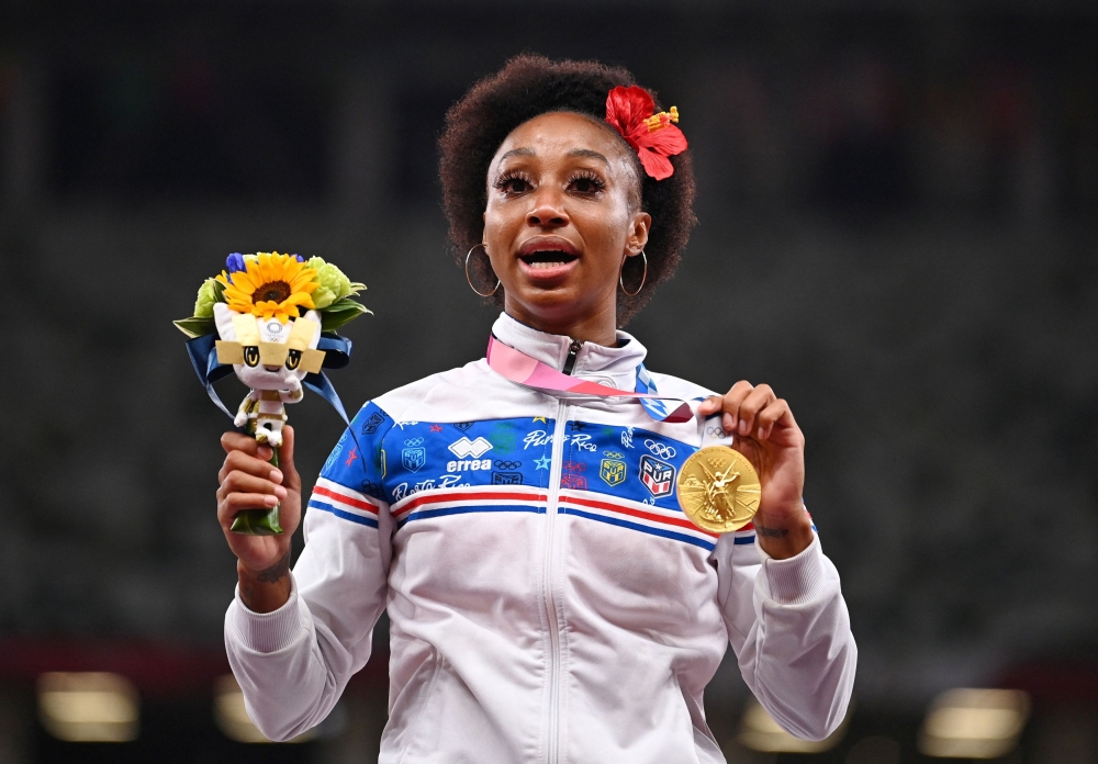 Camacho-Quinn is ready to defend her 100m hurdles Olympic title. —Reuters pic