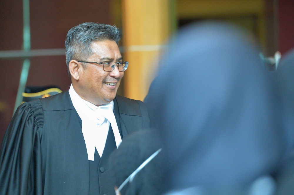 Attorney General Datuk Ahmad Terrirudin Salleh is pictured during the Opening of the Legal Year 2024 at Putrajaya International Convention Centre. January 15, 2024. — Picture by Shafwan Zaidon
