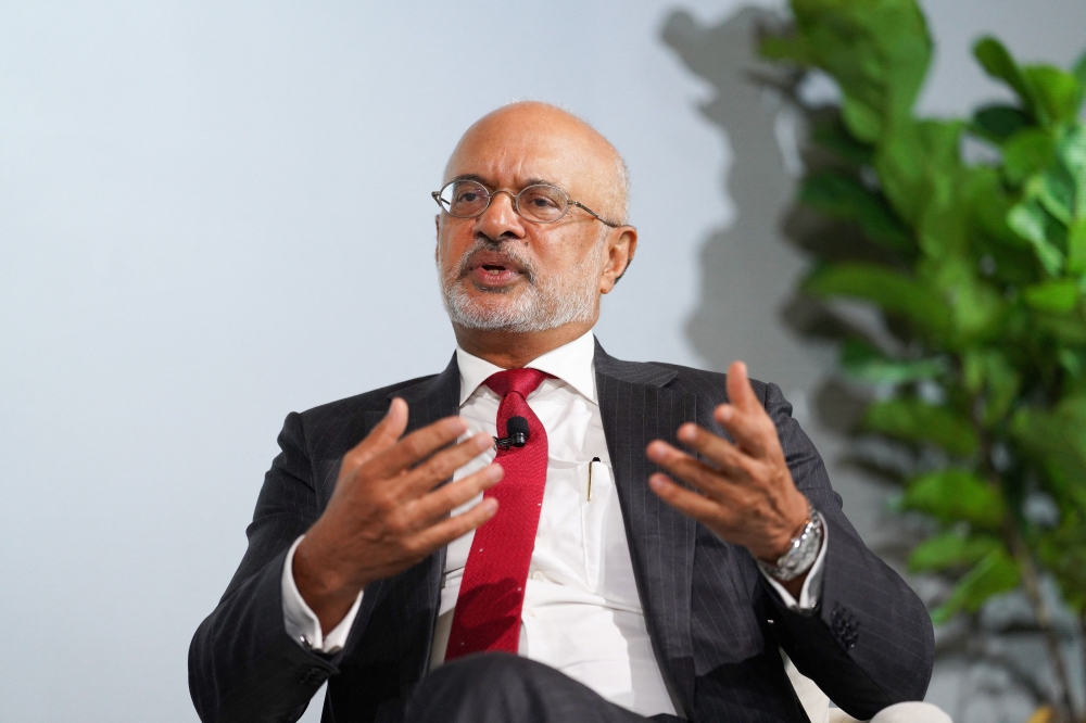 DBS CEO Piyush Gupta speaks at the Reuters NEXT conference in Singapore July 9, 2024. — Reuters pic 