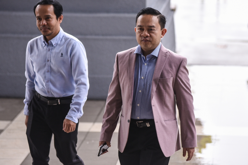 Datuk Wan Saiful Wan Jan at the Kuala Lumpur Sessions Court, July 10, 2024. — Bernama pic 