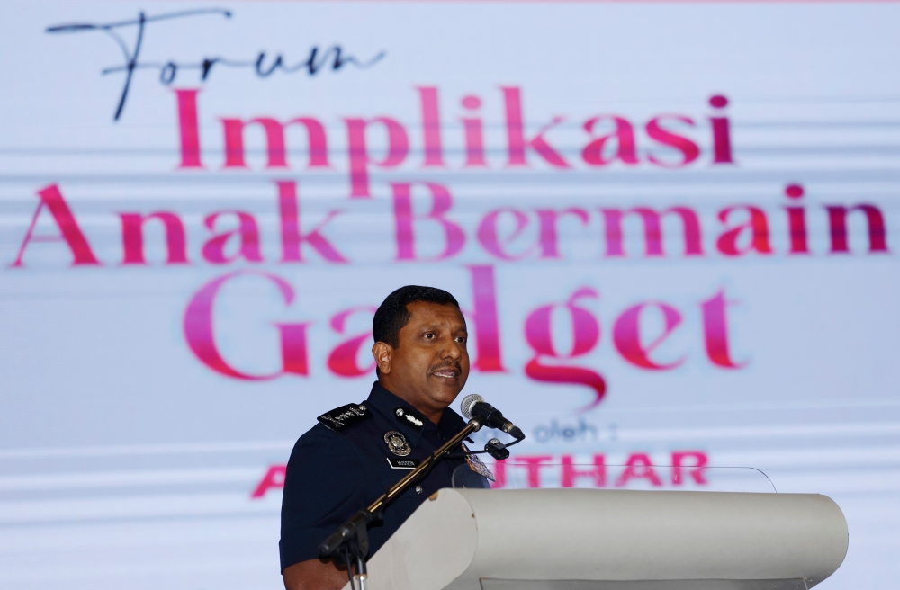 Selangor police chief Datuk Hussein Omar Khan said police will continue to investigate to identify the parties involved in creating these fake accounts. — Bernama pic 