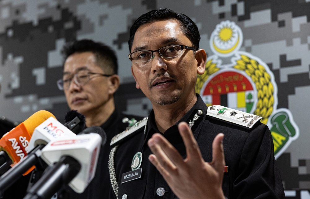 Meor said the arrest mostly involved Thai citizens. — Bernama pic