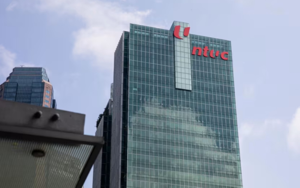 The exterior of NTUC Centre on July 11, 2024. — TODAY pic 